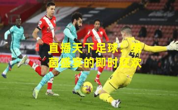 直播天下足球:绿茵盛宴的即时狂欢